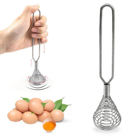 Shunchang Spring Coil Whisk Wire Whip Cream Egg Beater Gravy Mixer Kitchen Cooking Tool