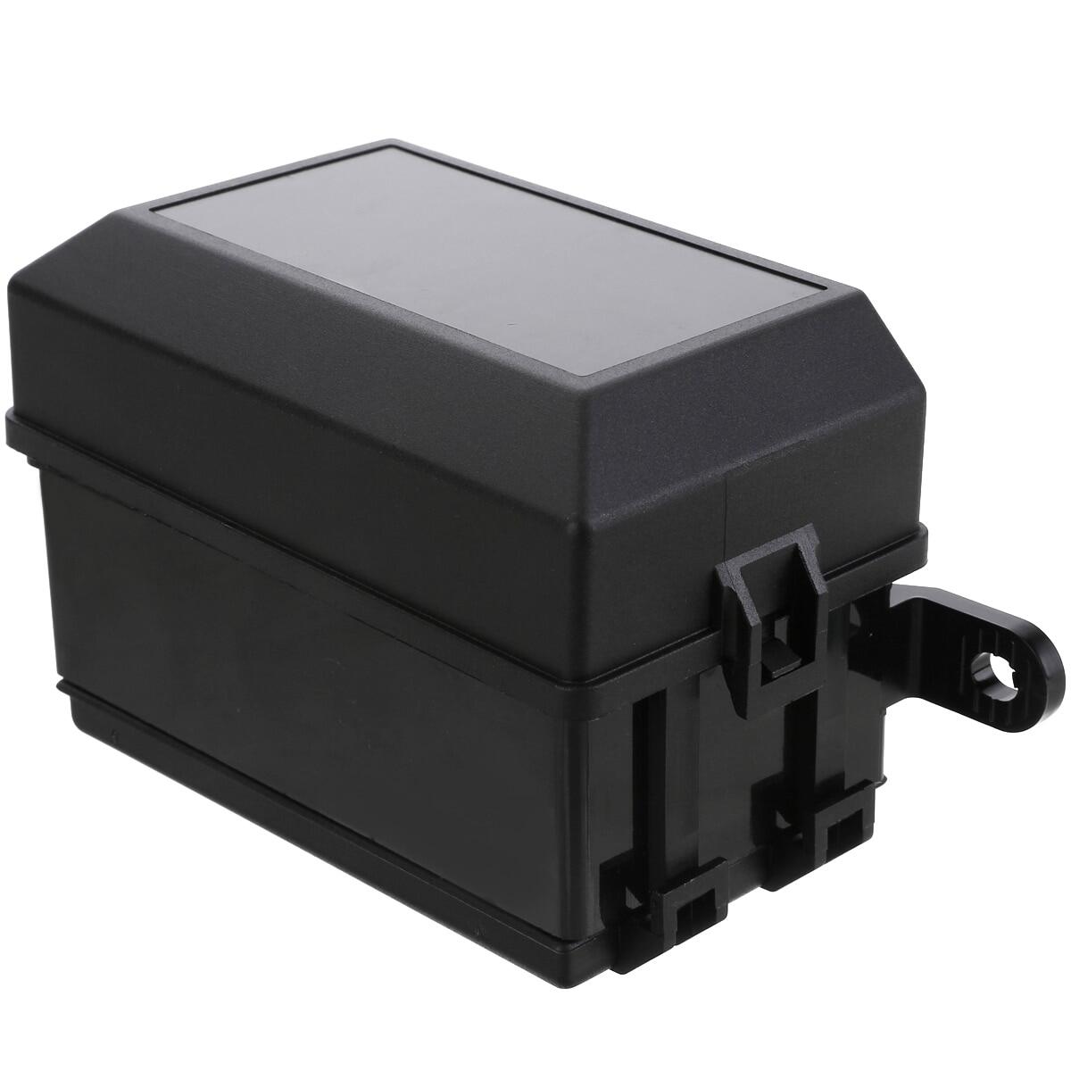 12-Slot Relay Box 6 Relays 6 ATC/ATO Fuses Holder Block + Metallic Pins For Automotive Accessories