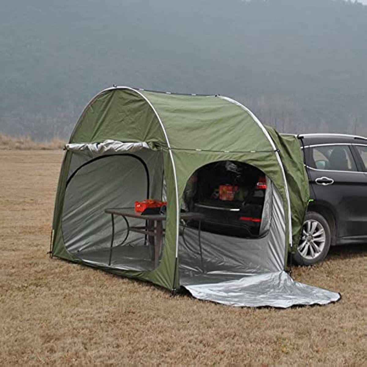 CHENRUI Car tent tailgate tent, awning for car 3 Doors Can Be Opened suv tent Independent Tent Sun Protection Driving Camping Travel Suitable For Various Models ราคา 3,788 บาท*ส่งฟรี