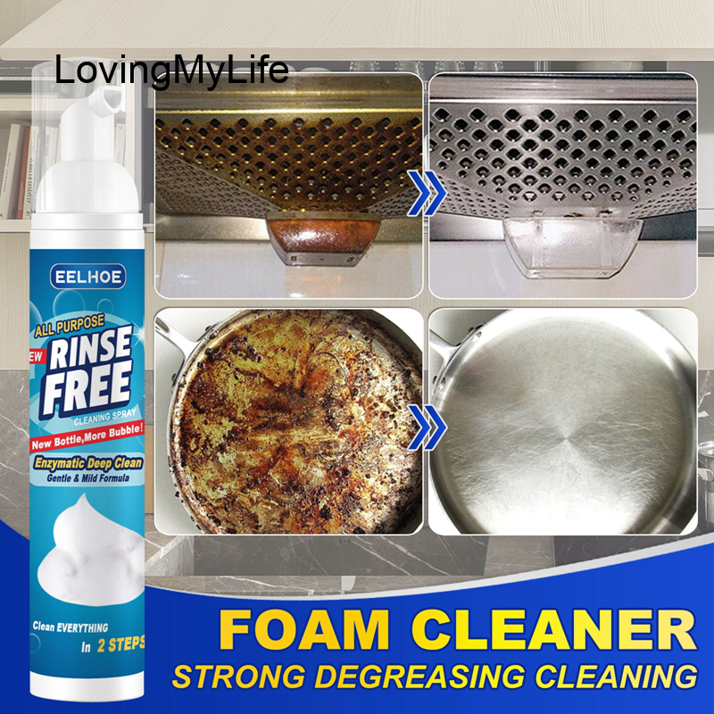 Foam Rust Remover Cleaning Kitchen Free Allpurpose 2pcs Cleaner,for