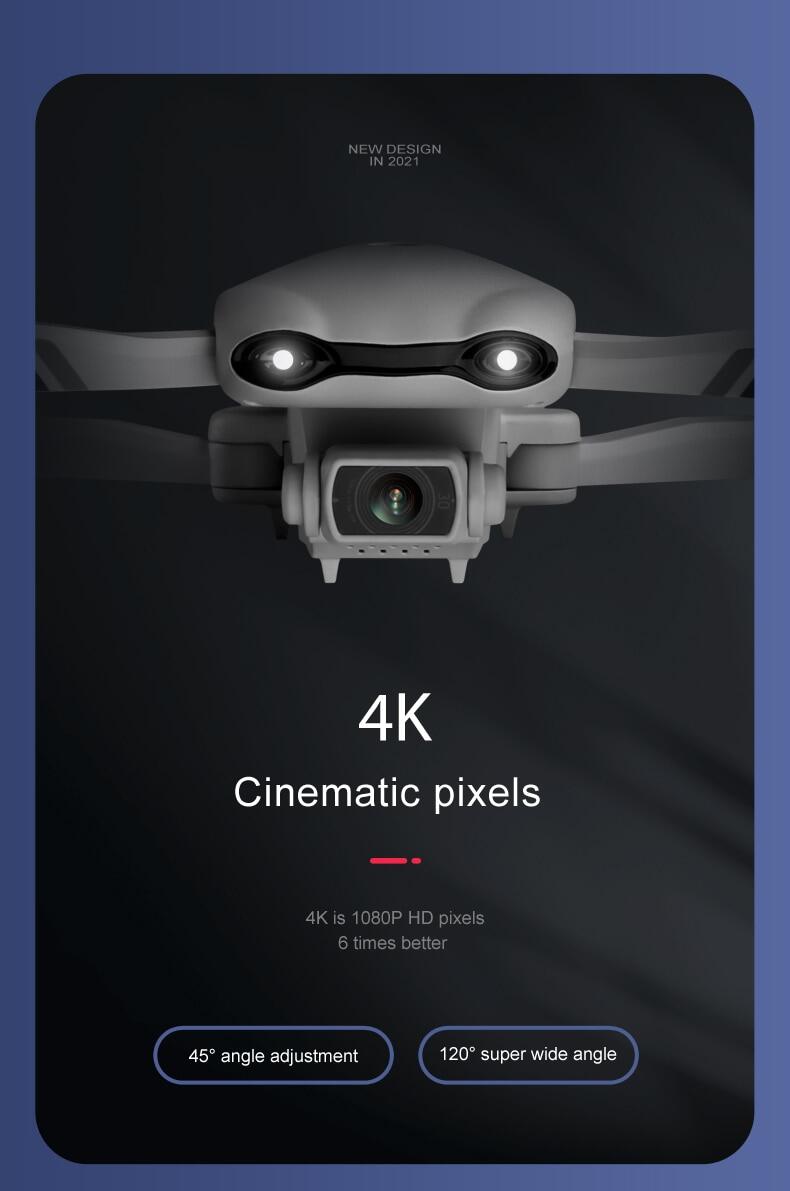เกี่ยวกับสินค้า 2021 NEW F10 Drone GPS 4K 5G WiFi Live Video FPV Qtor Flight 25 Minutes RC Distance 2000m Drone HD Wide-Angle Dual Camera with Storage Bag