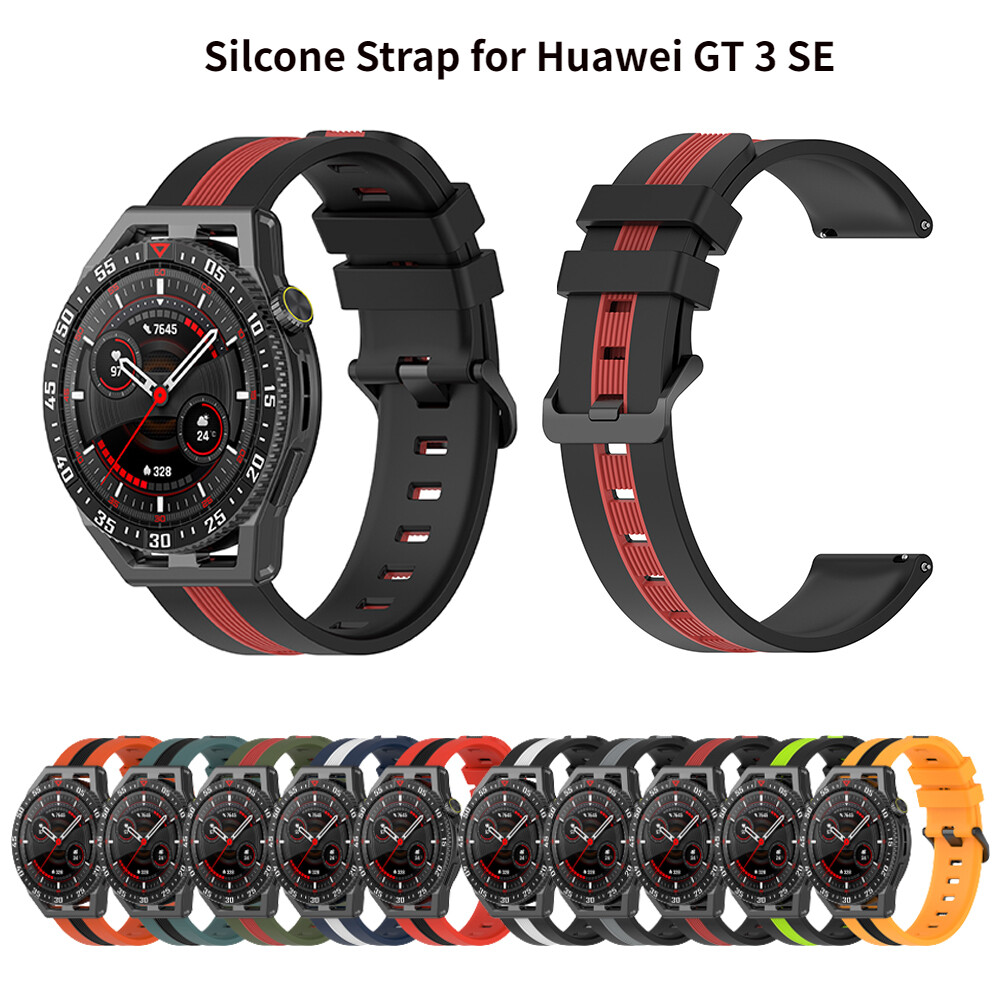 Dây Đeo Sillicon Cho Đồng Hồ Huawei GT 3 SE 46Mm 42Mm GT 2 GT2 Pro Runner