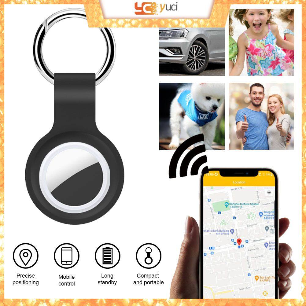 Yuci airtags thiết bị theo dõi gps thiết bị tìm chìa khóa thông minh thiết bị theo dõi gps tìm chìa khóa thiết bị theo dõi định vị trẻ em thiết bị theo dõi thú cưng có vỏ bảo vệ cho apple airtag phụ kiện