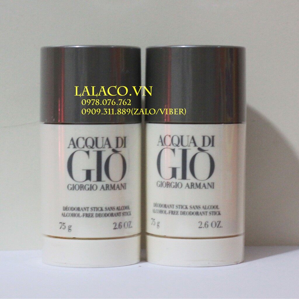 Lăn khử mùi nước hoa acqua di giò giorgio armani 75g