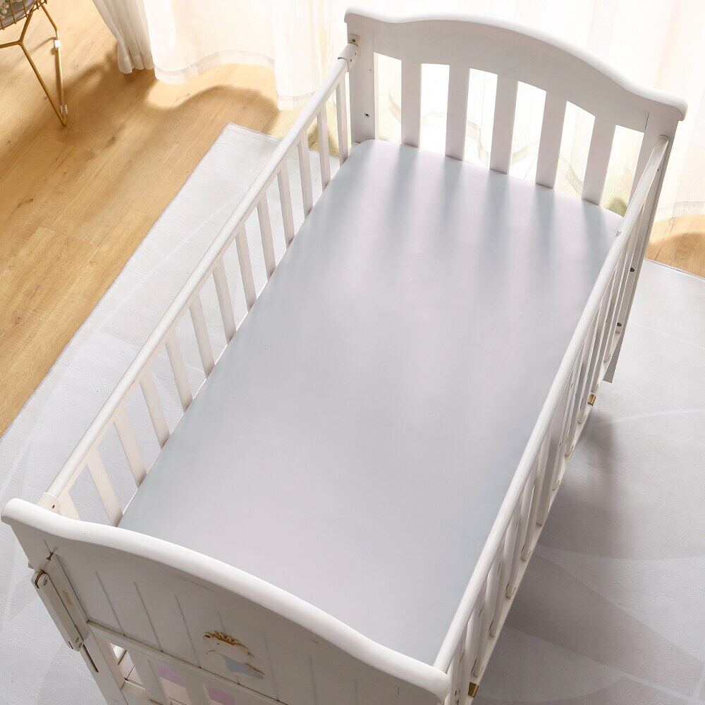 Tấm trải cũi polyester mềm Giường gấp cho bé sơ sinh bọc nệm in trẻ sơ