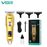 VGR USB barber hair trimmer rechargeable professional hair clipper for men beard trimer hair cutting machine haircut tool