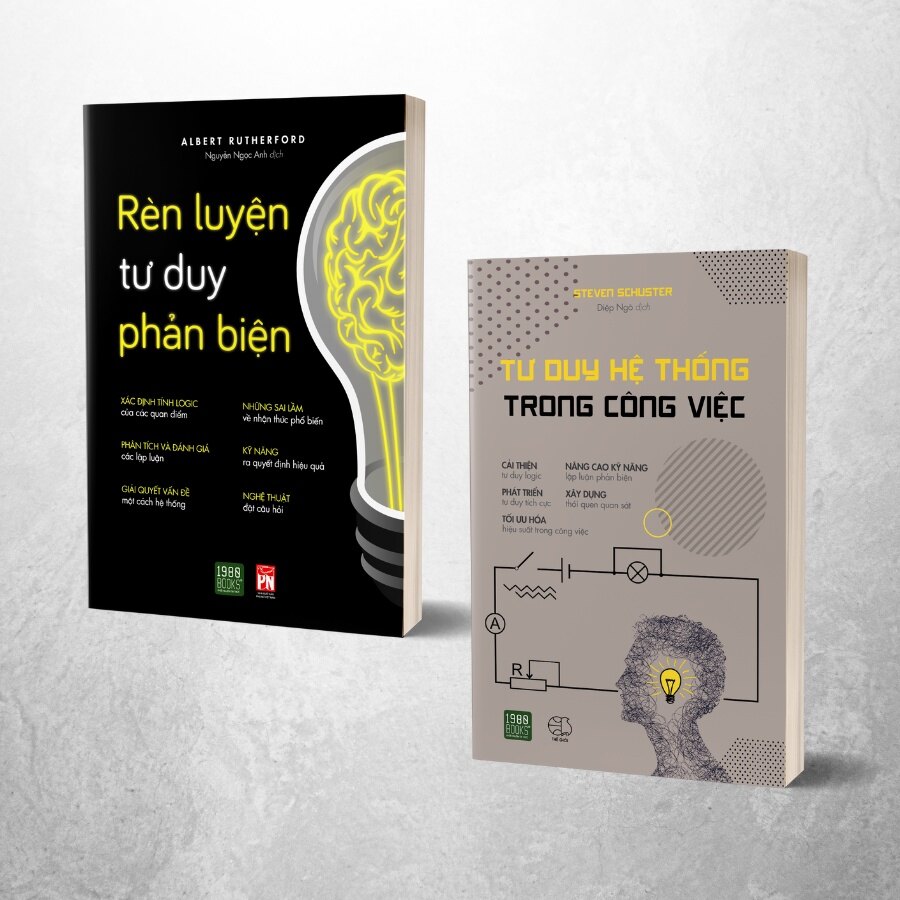 Sách - Combo 2 Cuốn Rèn Luyện Tư Duy Phản Biện, Bứt Phá Thành Công