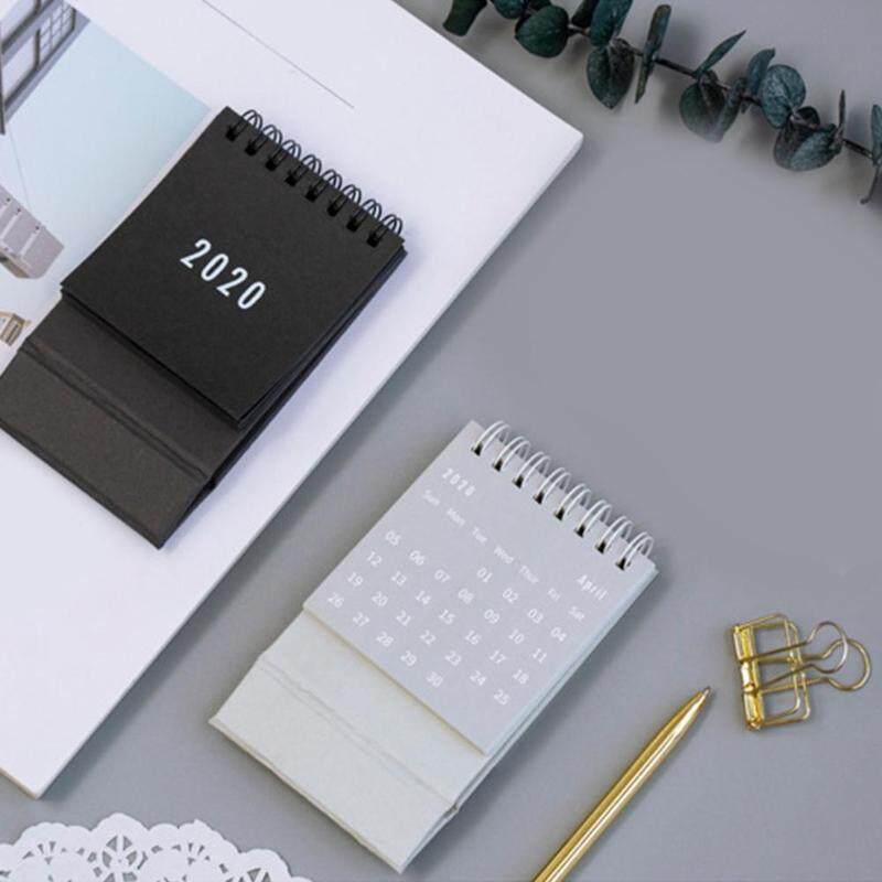 2020 Simple Small Desk Calendar Desktop Note Coil Calendar Lazada