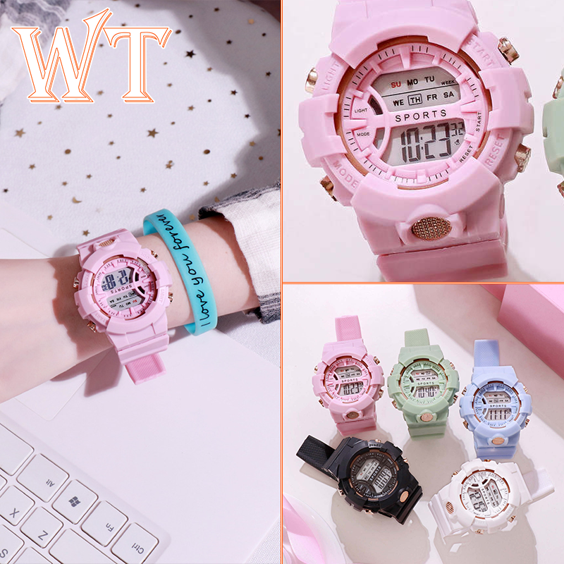 WT Trẻ Em G Đồng Hồ Chịu Sốc Cho Lịch Dạ Quang Casio Đồng Hồ Thể Thao Chống Nước Nam Nữ Sinh Viên Bé G Led Đồng Hồ Đeo Tay Trẻ Em Điện Tử Cho Nam Đồng Hồ Nữ