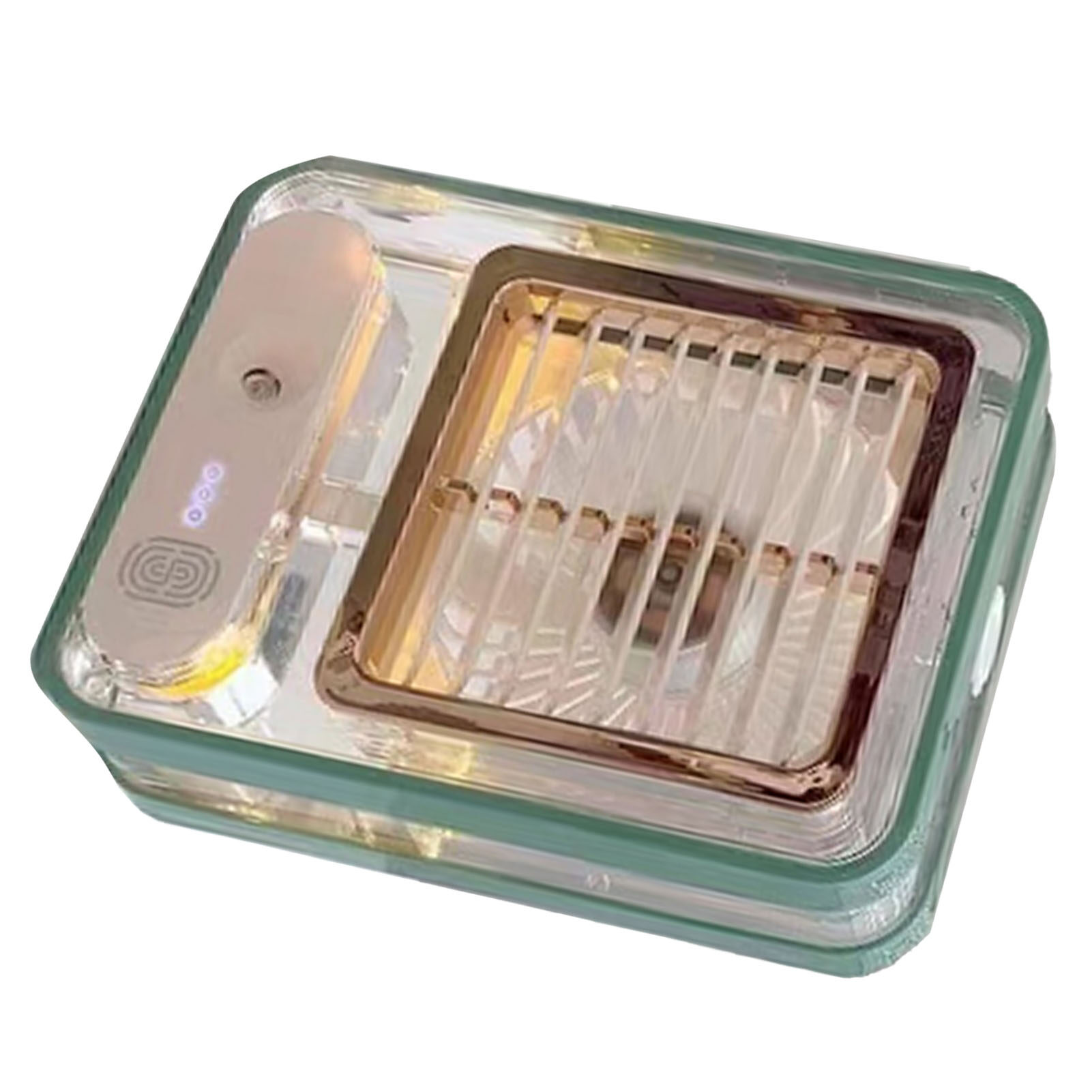 Quạt phun sương bàn yên tĩnh Quạt phun sương bàn 3 tốc độ với đèn ban đêm cho du lịch cho văn phòng