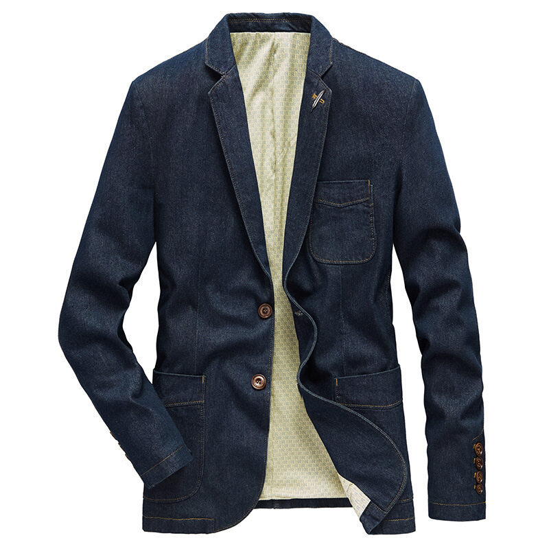 Mens denim sport outlet coat