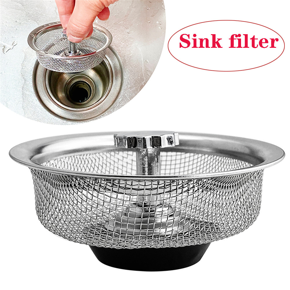 Five blesss lưới lọc bồn rửa nhà bếp bằng thép không gỉ, nút chặn cống thoát nước dụng cụ nhà bếp bền