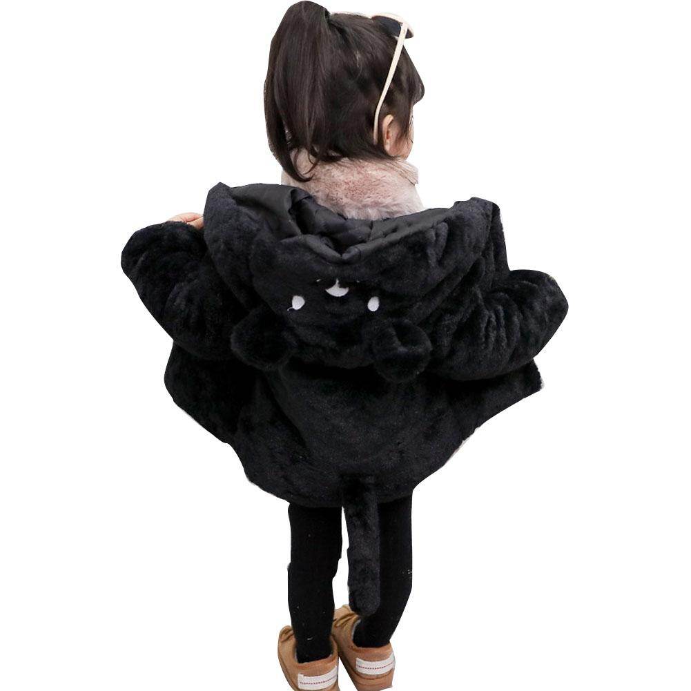 Gadis Lucu Kartun Telinga Tebal Lengan Panjang Mantel Jaket Dengan