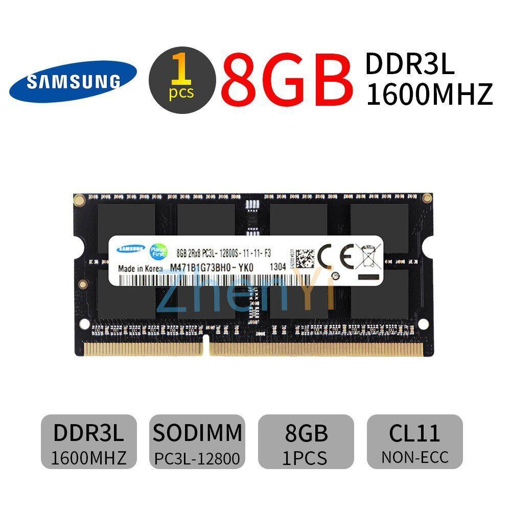 Samsung 8gb ddr3l 1600mhz pc3l-12800 204pin sodimm bộ nhớ notebook laptop ram