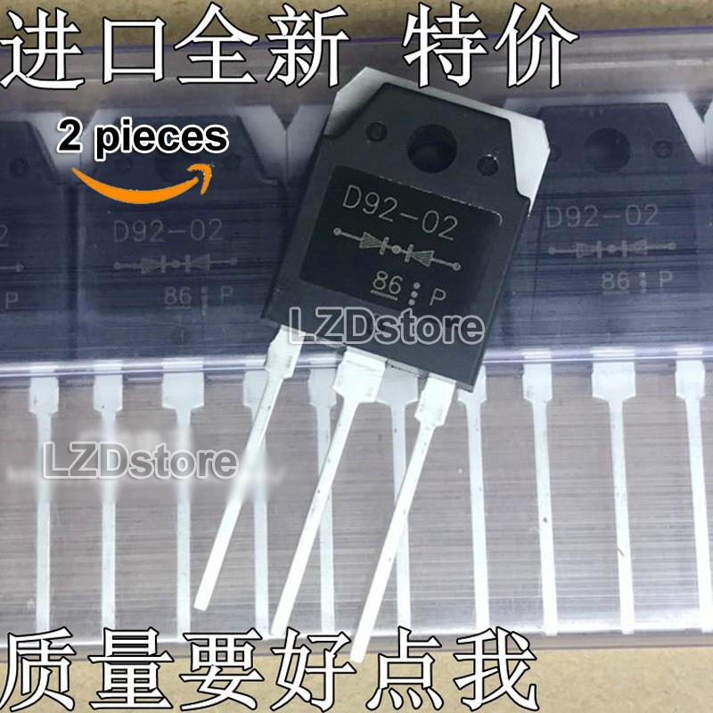 2 chiếc bóng bán dẫn chỉnh lưu phục hồi nhanh d92-02 esad92-02 to-3p esad92 cho máy hàn biến tần 20a 200v mới chính hãng