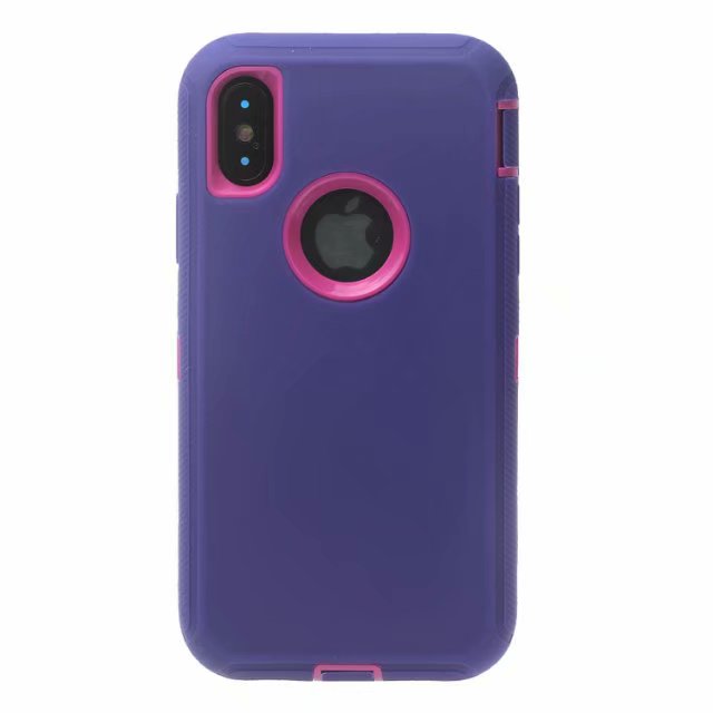 Armor Phone Case For iPhone X XS Max XR 7 8 6 6S Plus Case 3 in 1 Hybrid PC TPU Shockproof Defender Cover for iPhone 11 Pro Max - Image 3