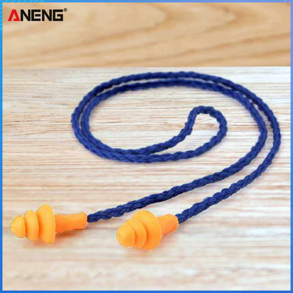 ANENG 10pcs Ear Plugs Anti Noise Silicone Swimming Ear Plugs Hearing