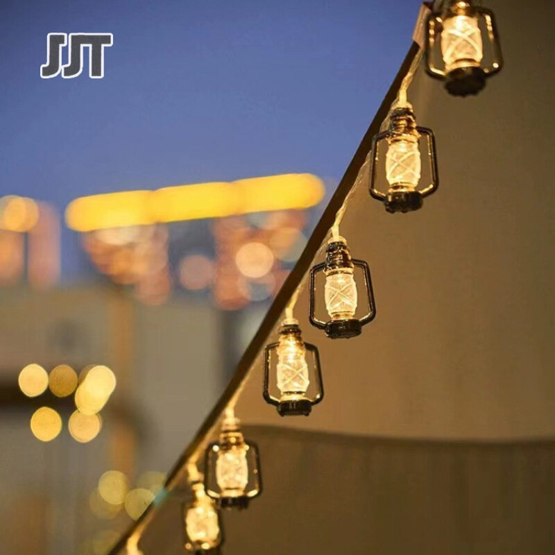 JJT đèn lều ánh sáng mặt trời cột đèn Đèn LED trang trí ánh sáng lều đèn trang trí ngoài trời Đèn giáng sinh, đèn trang trí sân vườn, đèn trang trí sân vườn, đèn trang trí sân vườn