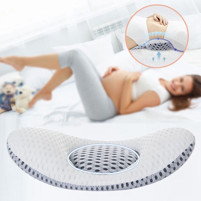 3D eo kiều mạch gối ngủ giường gối tựa lưng phụ nữ mang thai gối thắt lưng hỗ trợ thắt lưng cho nhà ngăn chặn căng cơ