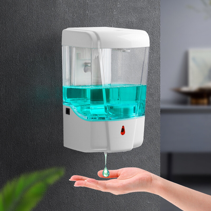 Bình xịt xà phòng dạng lỏng tự động gắn tường máy rửa tay dạng bọt 800ml máy rửa tay không chạm