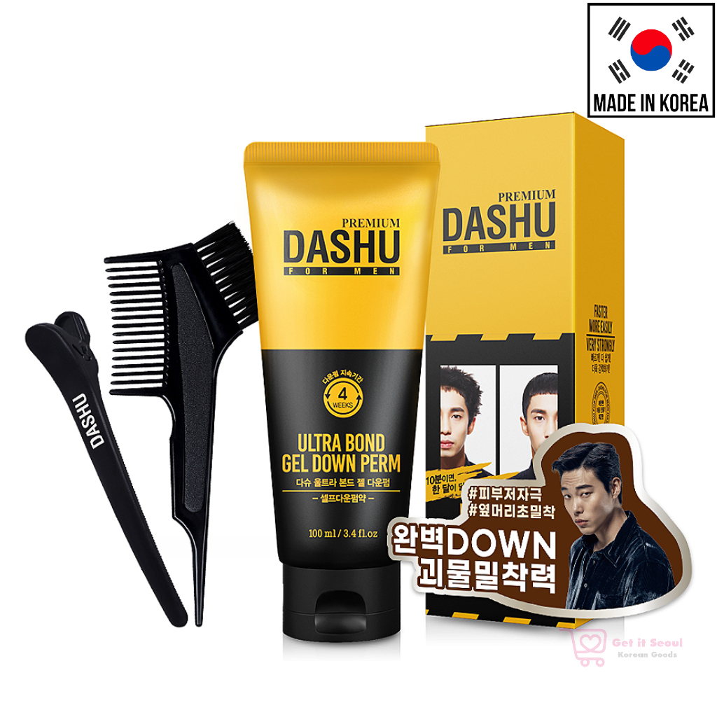 Dashu gel ultra bond gel down perm 100ml chỉ 10 phút. relax side hair hàn quốc down perm pomade