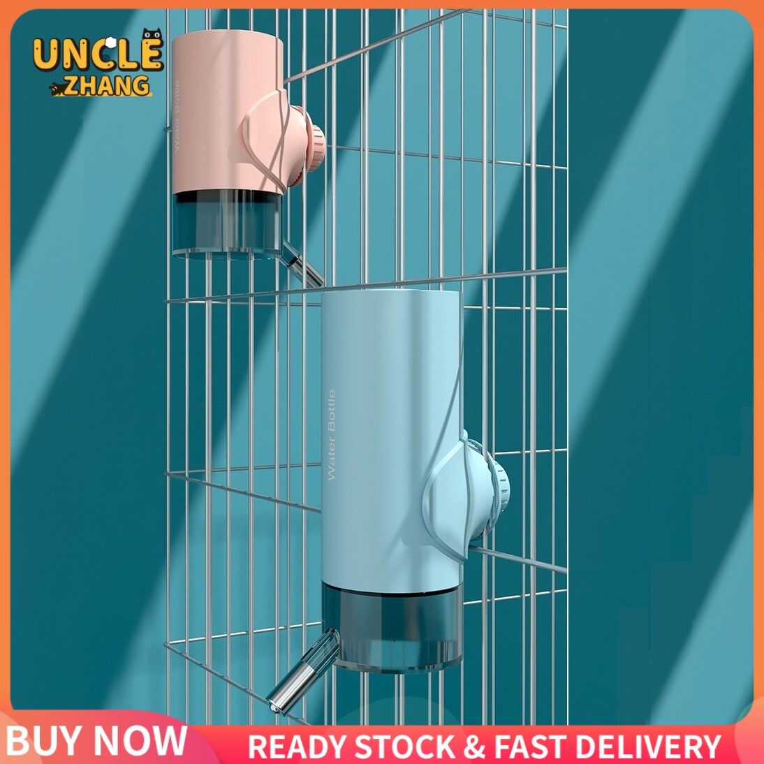 Bình đựng nước cho chuột hamster bằng nhựa bình đựng thức ăn đồ uống cho chó thú cưng treo đầu đài phun nước cầm tay