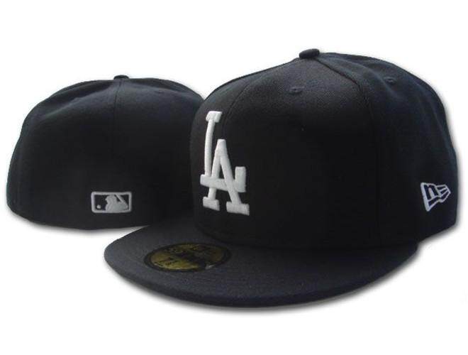 【 Quality】MLB ดอดเจอร์ลอสแอนเจลิสของ Anaheim หมวกตั้งเบสบอล Caps ผู้ชายผู้หญิงสบายๆขนาดหมวกกีฬากลางแจ้งติดตั้งหมวก Full Close HipHop คนรัก