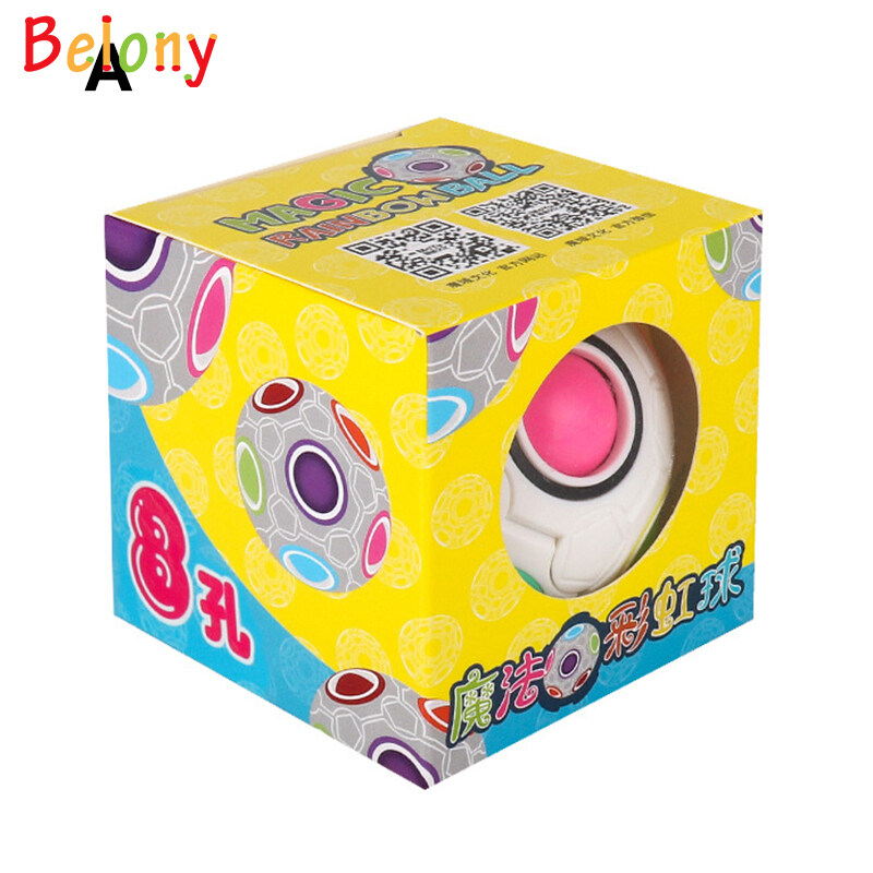 Belony Rainbow Puzzle Ball with Pouch Color