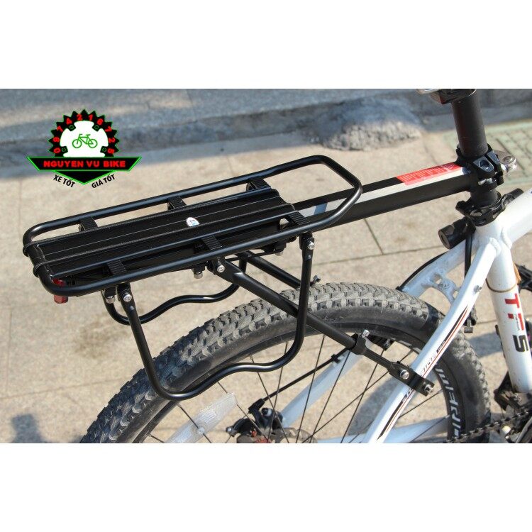 Gác Baga nhôm xe đạp bắt cọc yên, Gác baga cọc yên, Gác sau xe đạp Loại 1 Siêu bền, Chắc chắn - NGUYEN VU BIKE