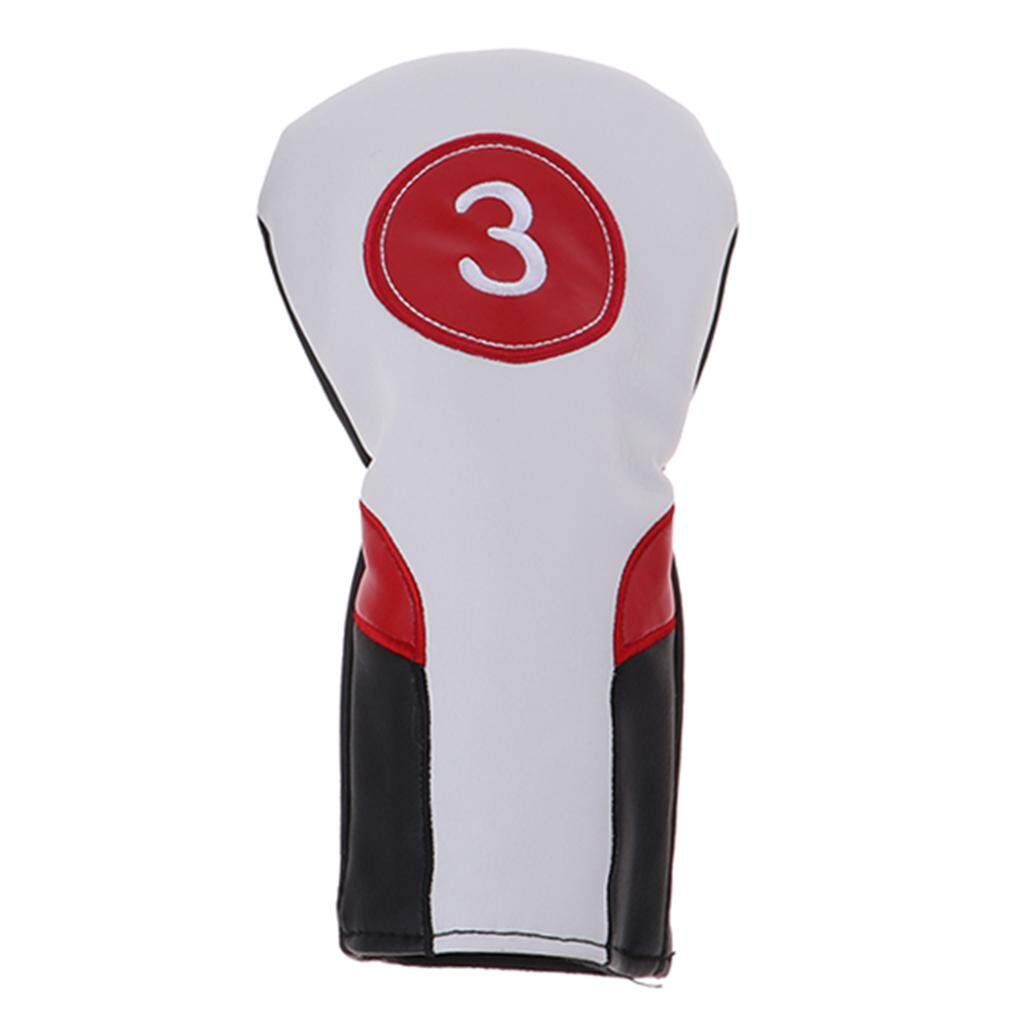 Flameer Sports Golf Club Headcover 460cc Driver Wood Head Coverหมายเลข 1 3 5