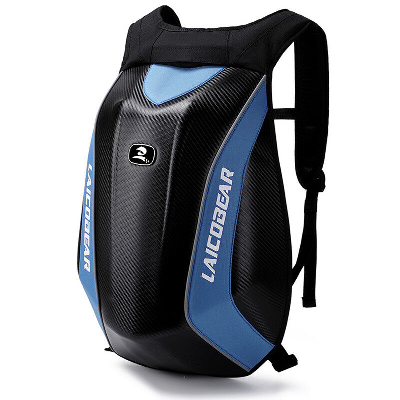 MJ Túi Đựng Mũ Bảo Hiểm Xe Máy Vỏ Cứng Ba Lô Rider Sức Chứa Cao, Túi Đựng Đồ Đi Xe Máy 4 Màu Với Tấm Che Mưa