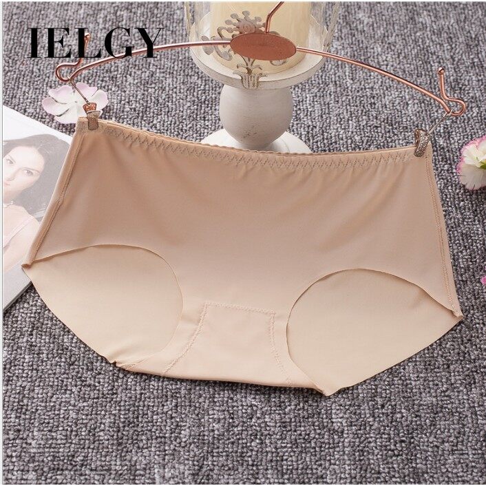 Quần lót lụa mát ielgy cho nữ, quần lót không đường may