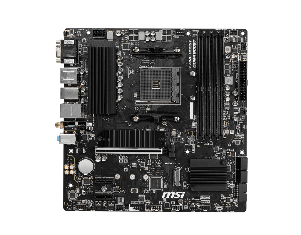 MSI B550M PRO-VDH WIFI Motherboard, Micro ATX, 95% New