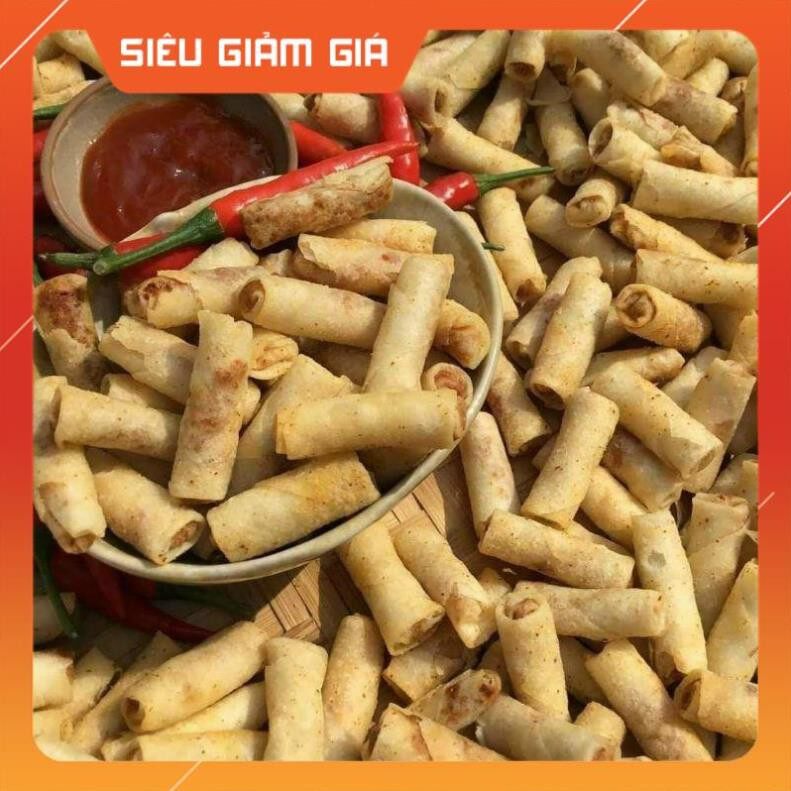 Snack chả giò tôm sấy + chấm sốt mayonne