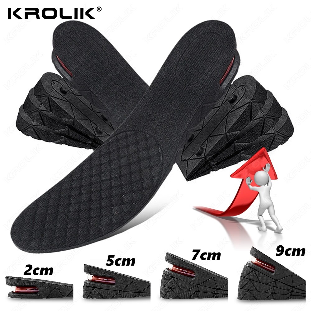 【Sóng phía sau】 ◕✽◘ miếng lót tăng chiều cao vô hình cho bàn chân 3/5/7/9cm nâng điều chỉnh cắt gót giày chèn Giày cao hơn
