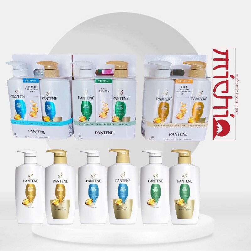 Pantene Nhật bản set 2 gội xả 270ml