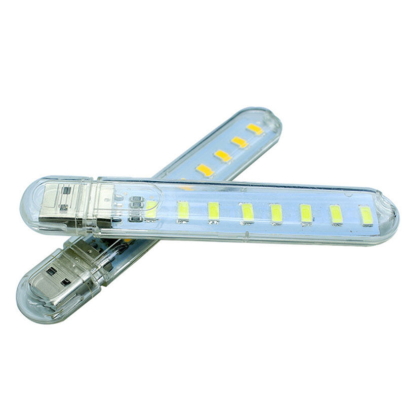 Đèn ngủ usb mini cầm tay 8 led đèn cắm trại usb, sạc dự phòng di động cho máy tính xách tay pc