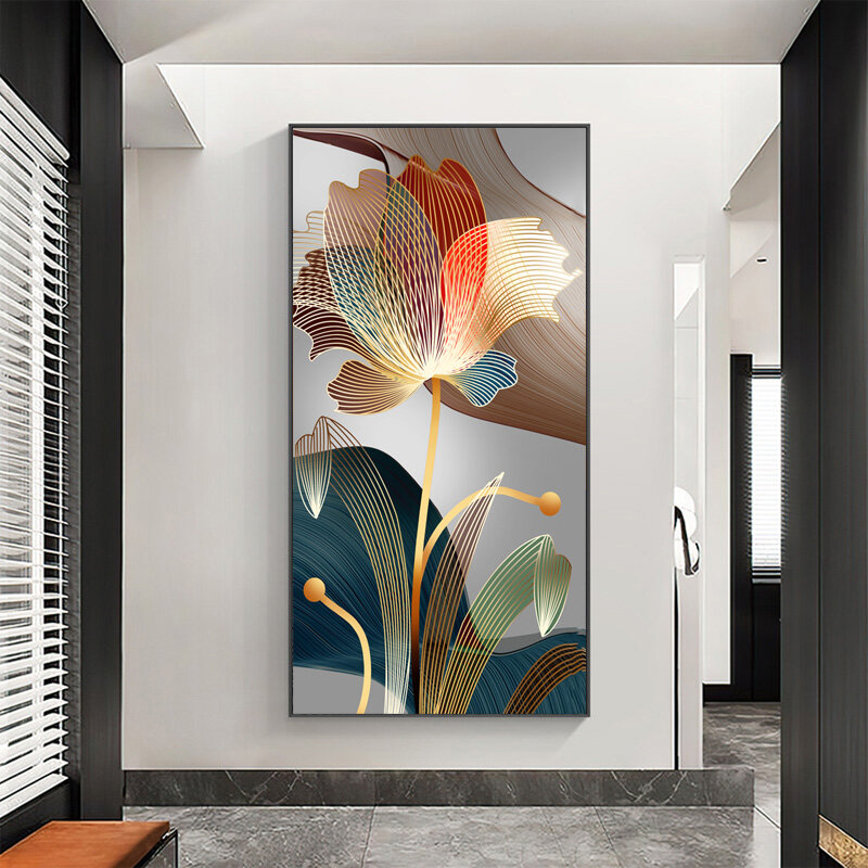 Tranh Canvas In Hình Hoa Thanh Lịch HD Tranh Nghệ Thuật Trừu Tượng Trang Trí Tường Hiên Nhà Nhà Món Quà Nghệ Thuật (Không Có Khung)