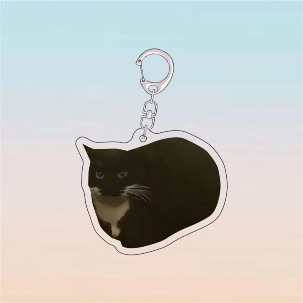 Happy Cat Lanyard Pendant Funny Cat Phone Chain Cute Banana Cat Charm Cat