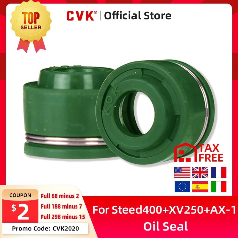 ——{》“》 CVK 16PCS/Set Hight Quality Valve Oil Seal Intake & Exhaust For Honda Steed400 Steed600 Steed 400 600 Motorcycle Accessories