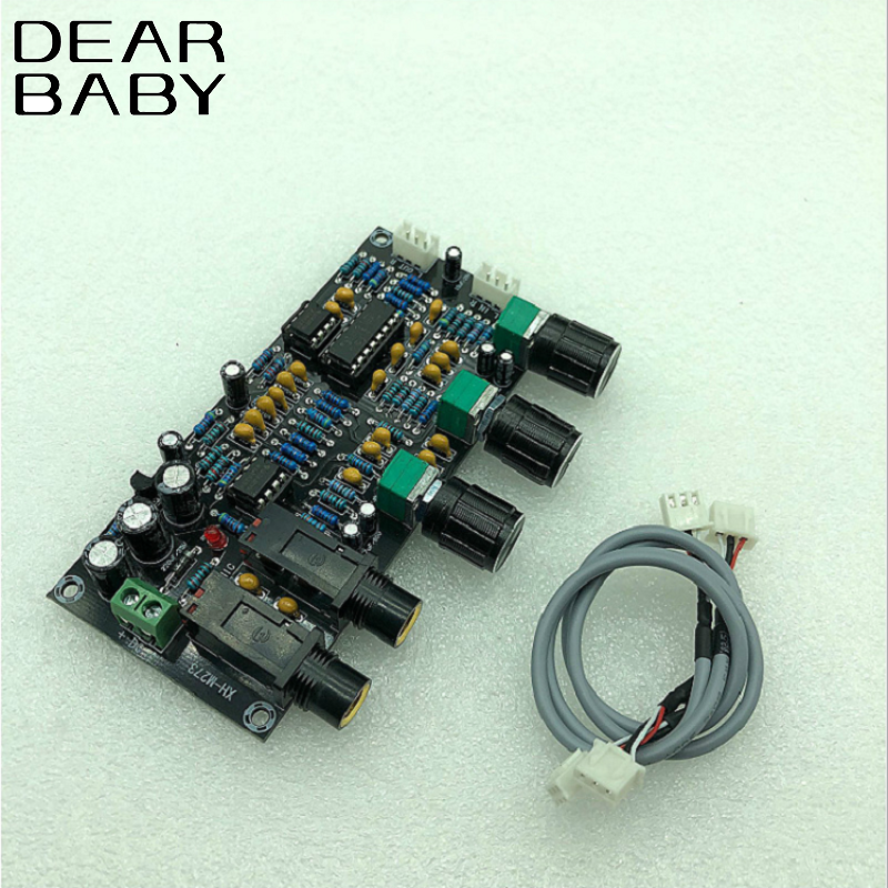 Bo mạch khuếch đại micro kỹ thuật số pt2399 xh-m273 bo mạch âm vang karaoke reverb ne5532 pre-amplifier f4-011