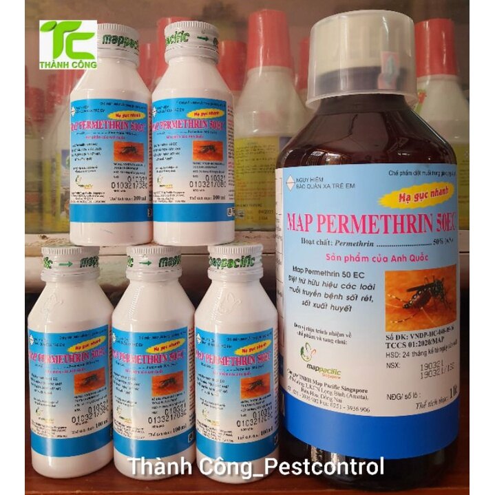 Thuốc diệt muỗi Map Permethrin 50EC 100ml xuất xứ Anh Quốc