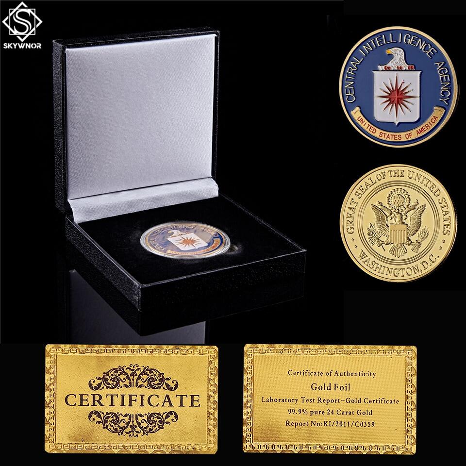 USA CIA quân sự trung tâm tình báo cơ quan đồng xu Mỹ đồng xu lưu niệm