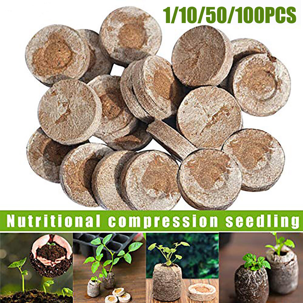 [【Ready Stock】1pcs 30mm Jiffy Peat Pellets Soil Block Maker Starting Plugs Starter Professional For Garden,【Ready Stock】1pc/ 10pcs /50pcs/100pcs 30mm Jiffy Peat Pellets Soil Block Maker Starting Plugs Starter Professional For Garden,] ราคา 6 บาท*ส่งฟรี