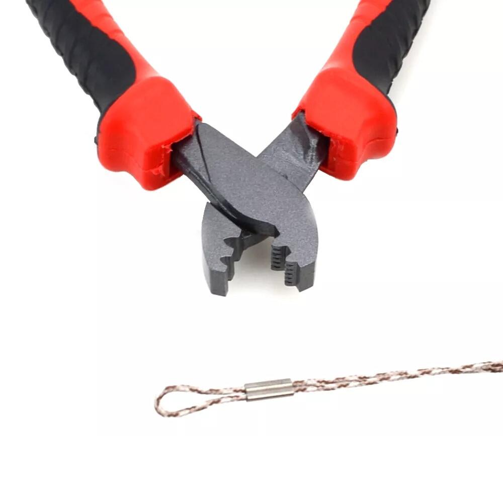 Multiftion câu cá kéo kìm uốn thép carbon cao hàm dòng móc cắt móc câu chia plier dụng cụ câu cá