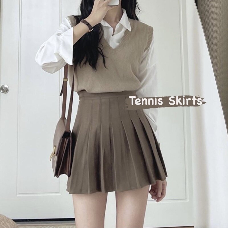 Chân váy tennis ulzzang