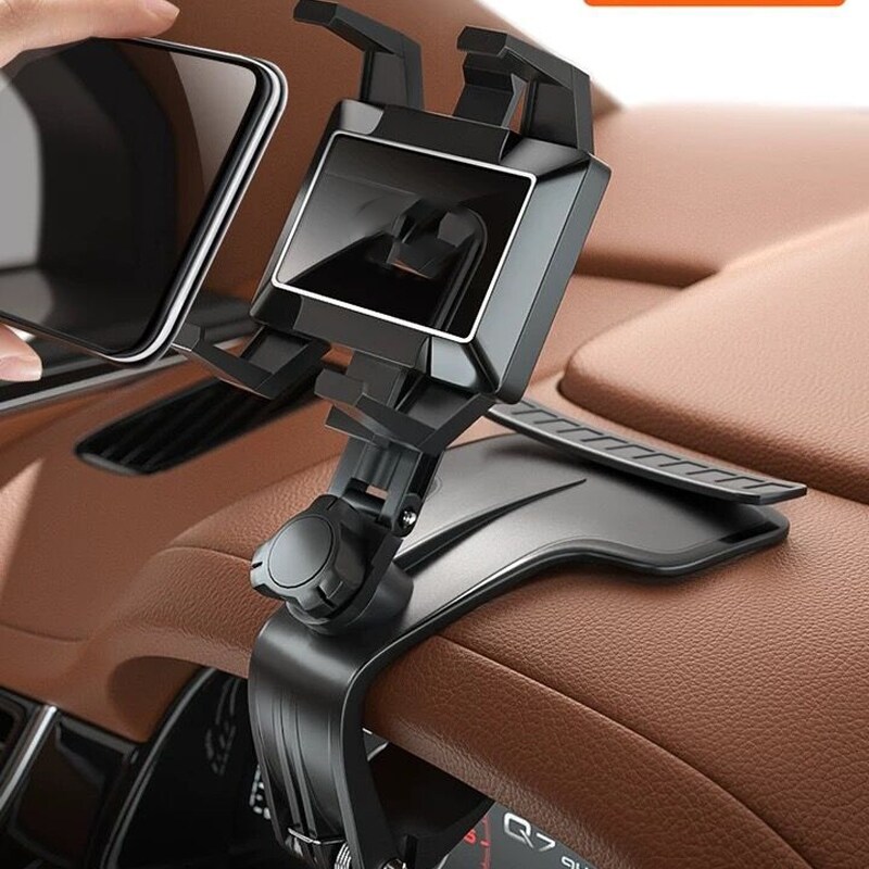 【sell hot】 Phone Car Holder with Upgrade 1200 Rotation Dashboard Adjustable Spring Clip Cell Phone HolderSpida Mount for iPhone12 11