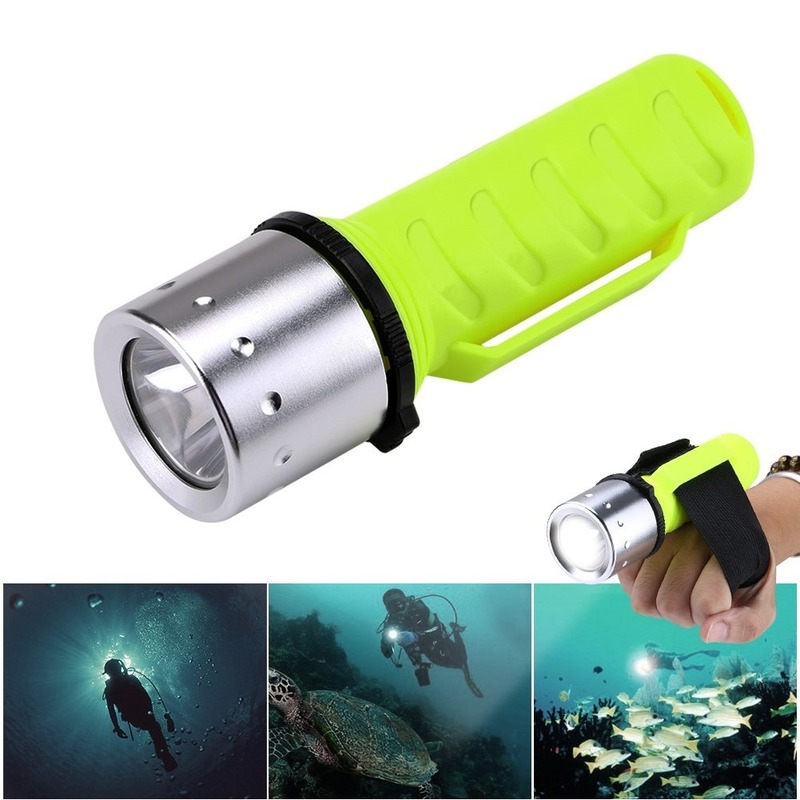 Lặn đèn pin, đèn pin led chống nước t6, lặn flash đèn đèn dưới nước torch ánh sáng