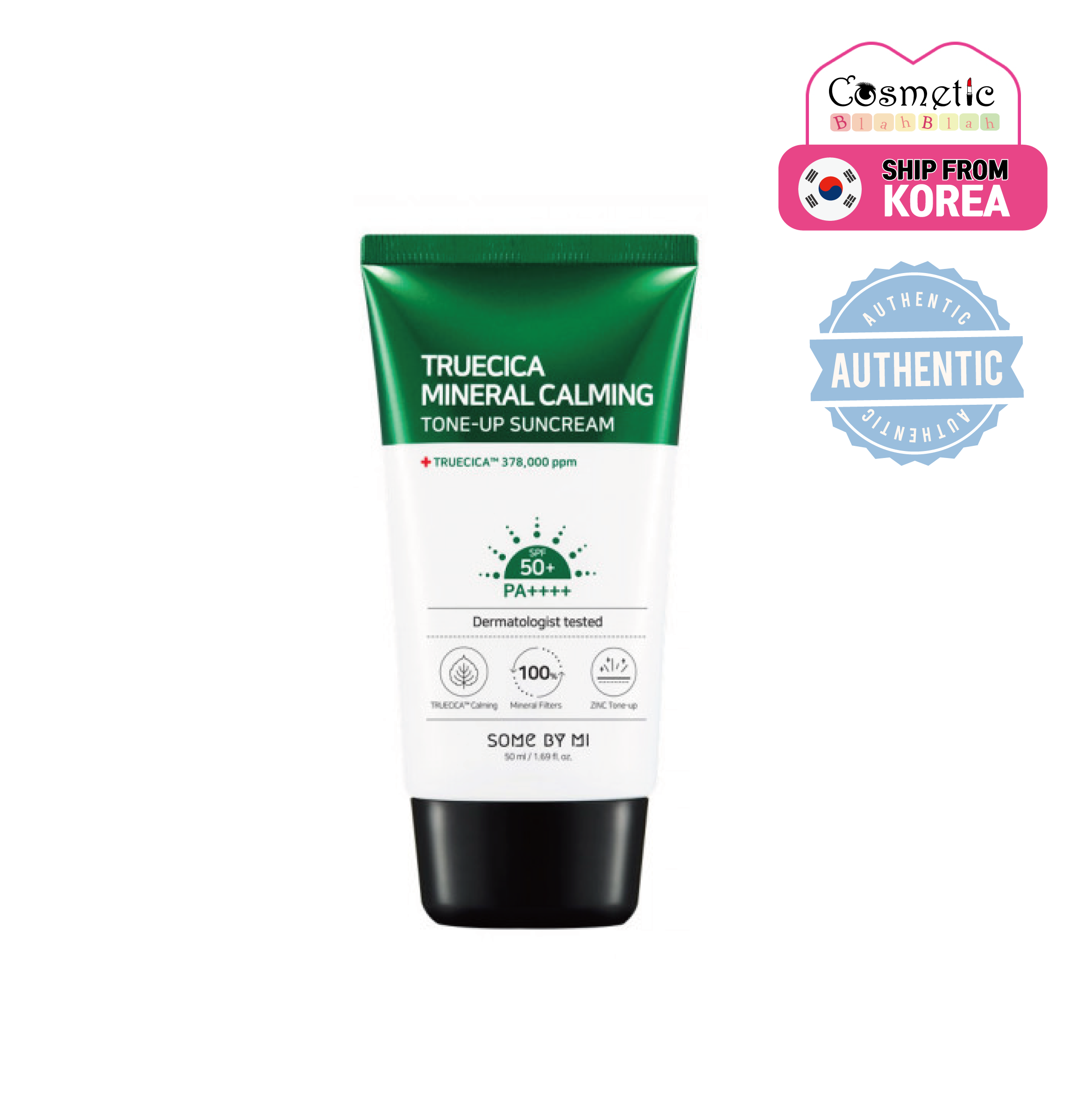 [SOMEBYMI] Kem Chống Nắng Nâng Tông Làm Dịu Da Truecica Mineral 50Ml