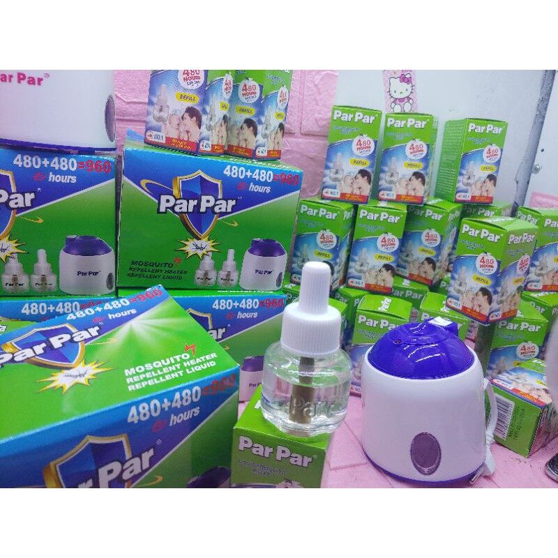 Máy đuổi muỗi parpar kèm tinh dầu đuổi muỗi parpar